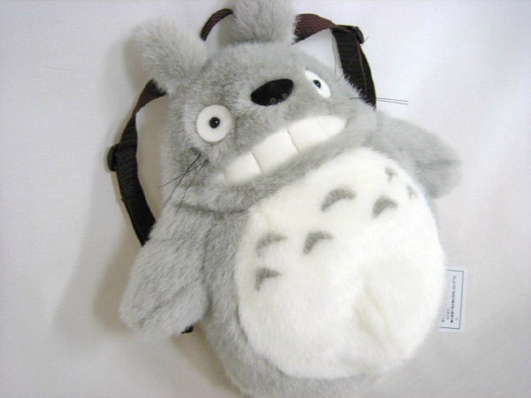 となりのトトロ 大トトロぬいぐるみリュック S 笑い 32cm K 3784 ジブリ 子ども用 リュックサック Caruncoron カランコロン
