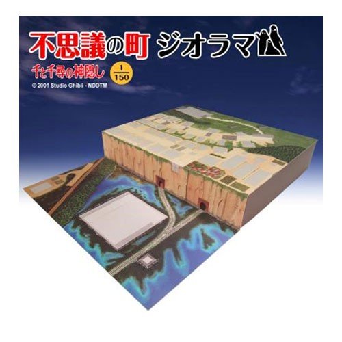 スタジオジブリ　みにちゅあーとキット　【 不思議の町ジオラマ】