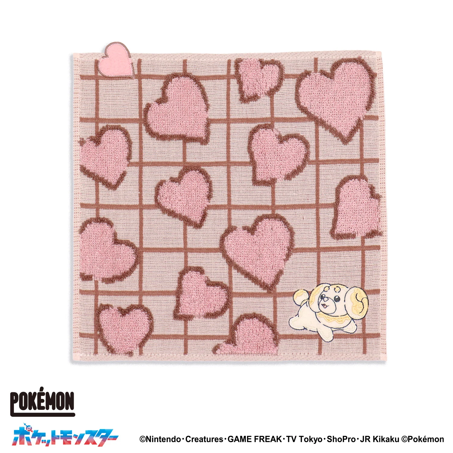 ポケットモンスター　ポケモン　ポップアップ タオルハンカチ　パピモッチ