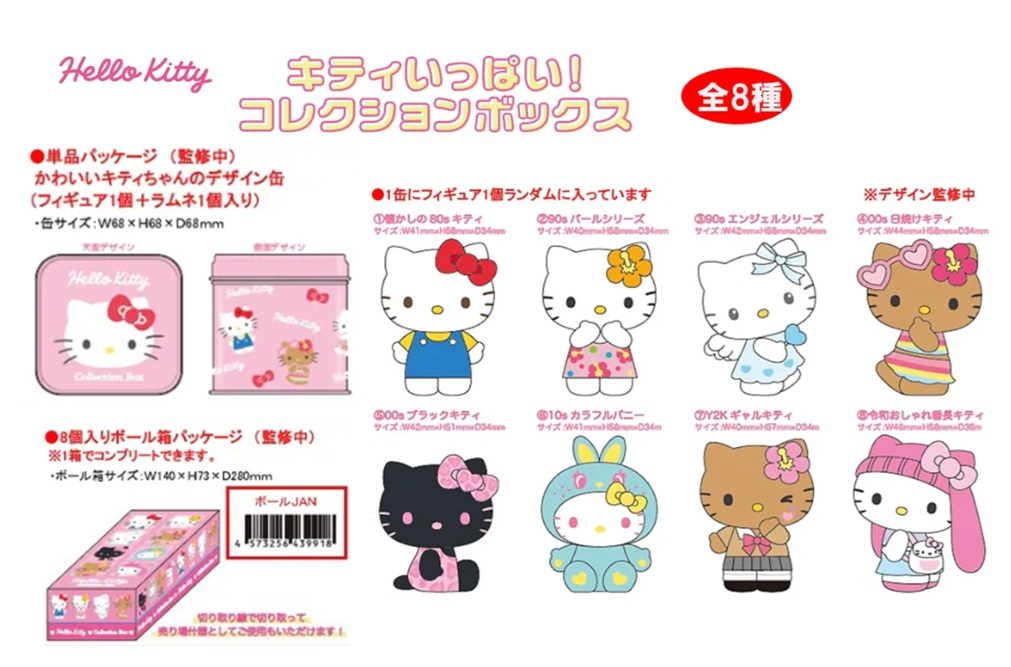 【７/下旬発売】キティいっぱいコレクションボックス