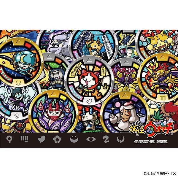 特価！妖怪ウォッチ マイクロファイバークリーナー【メダル柄ブラックVer.】YW19A/Newニンテンドー3DS/3DSLL/液晶クリーナー/メガネふき