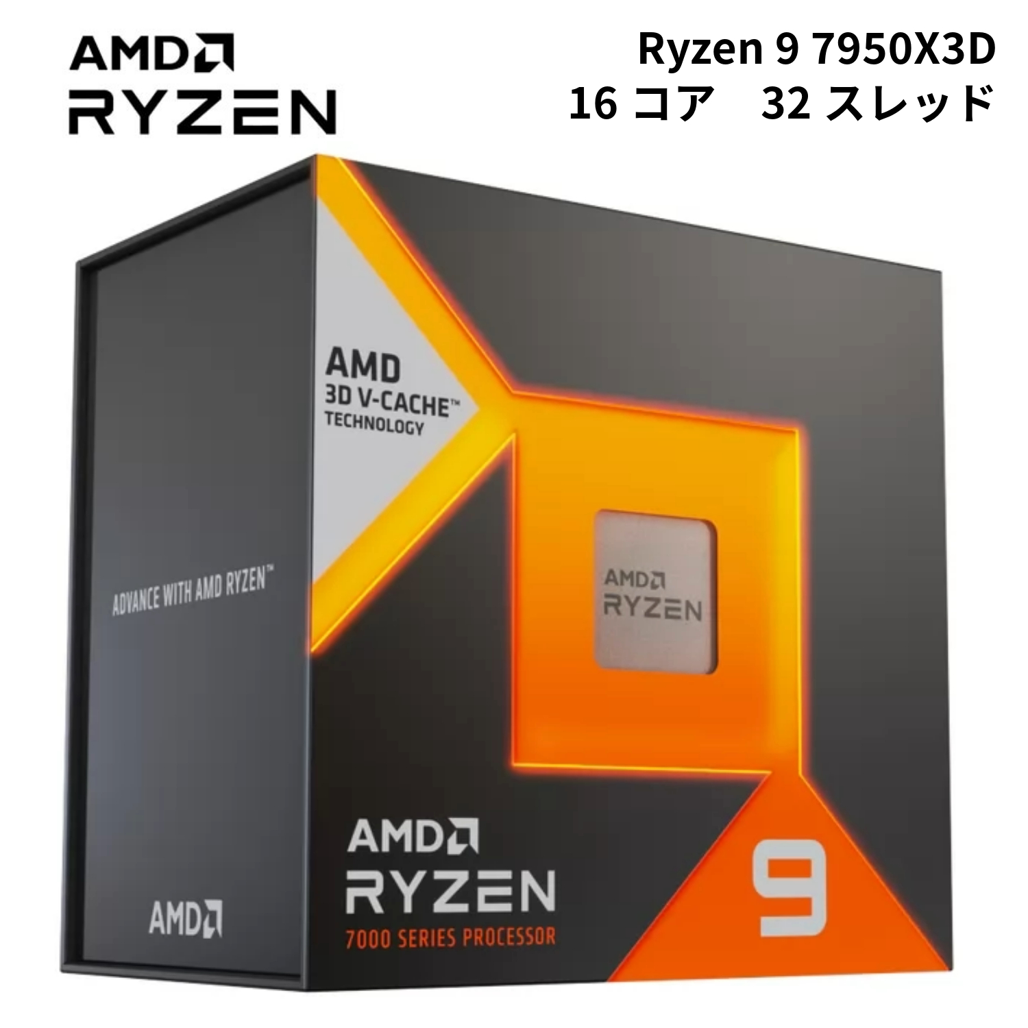 AMD Ryzen 9 7950X3D, without Cooler