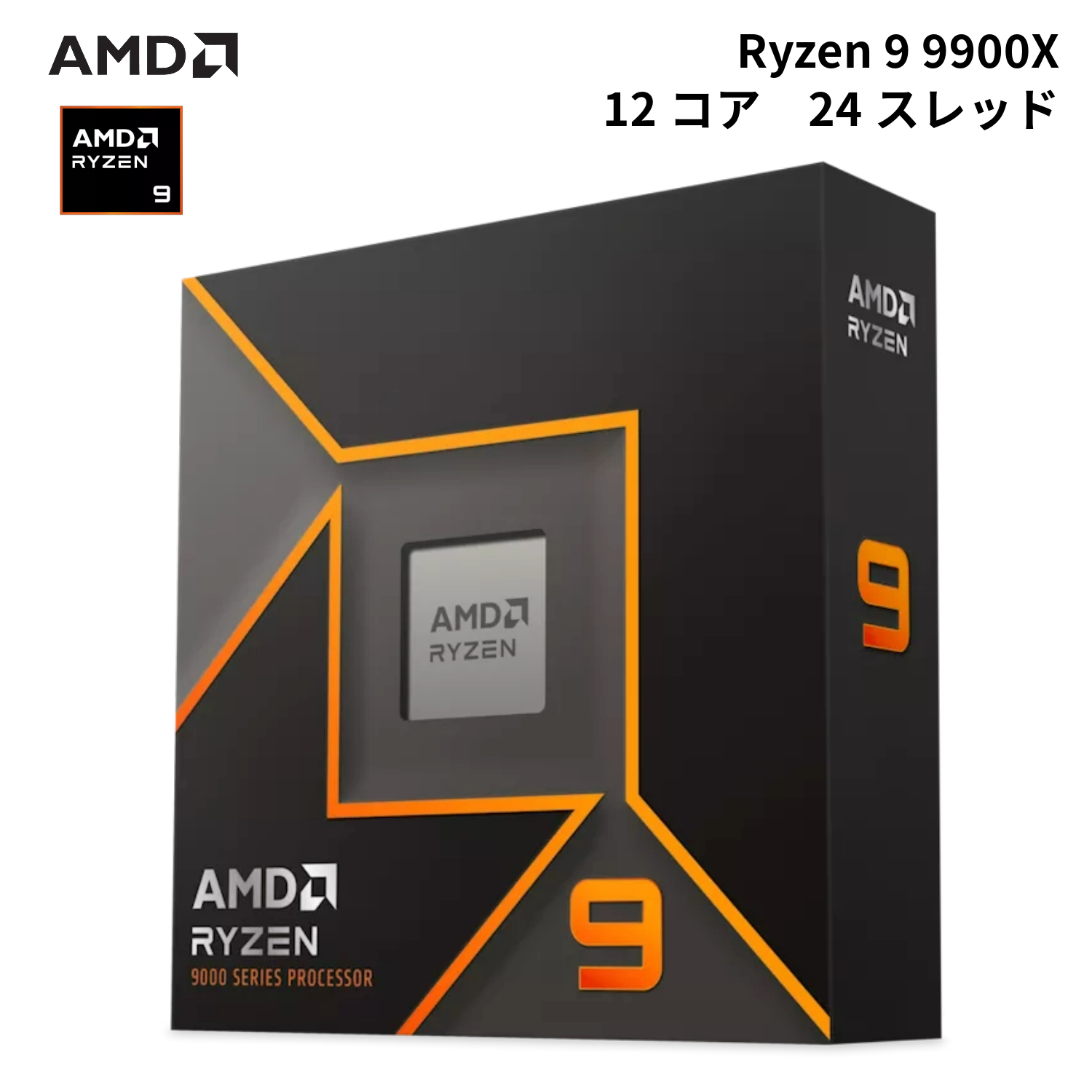 AMD Ryzen 9 9900X, without Cooler