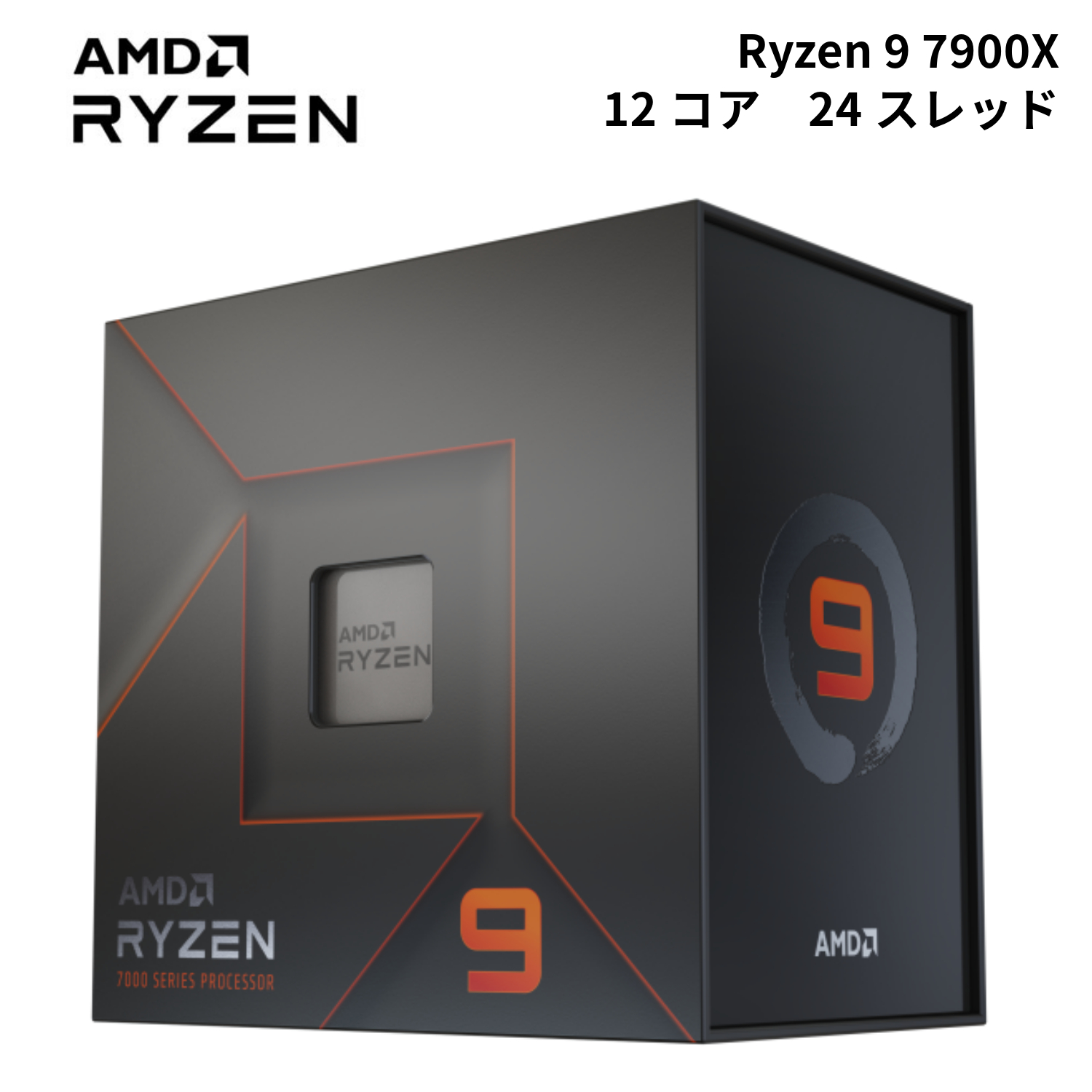 AMD Ryzen 9 7900X プロセッサ 100-100000589WOF