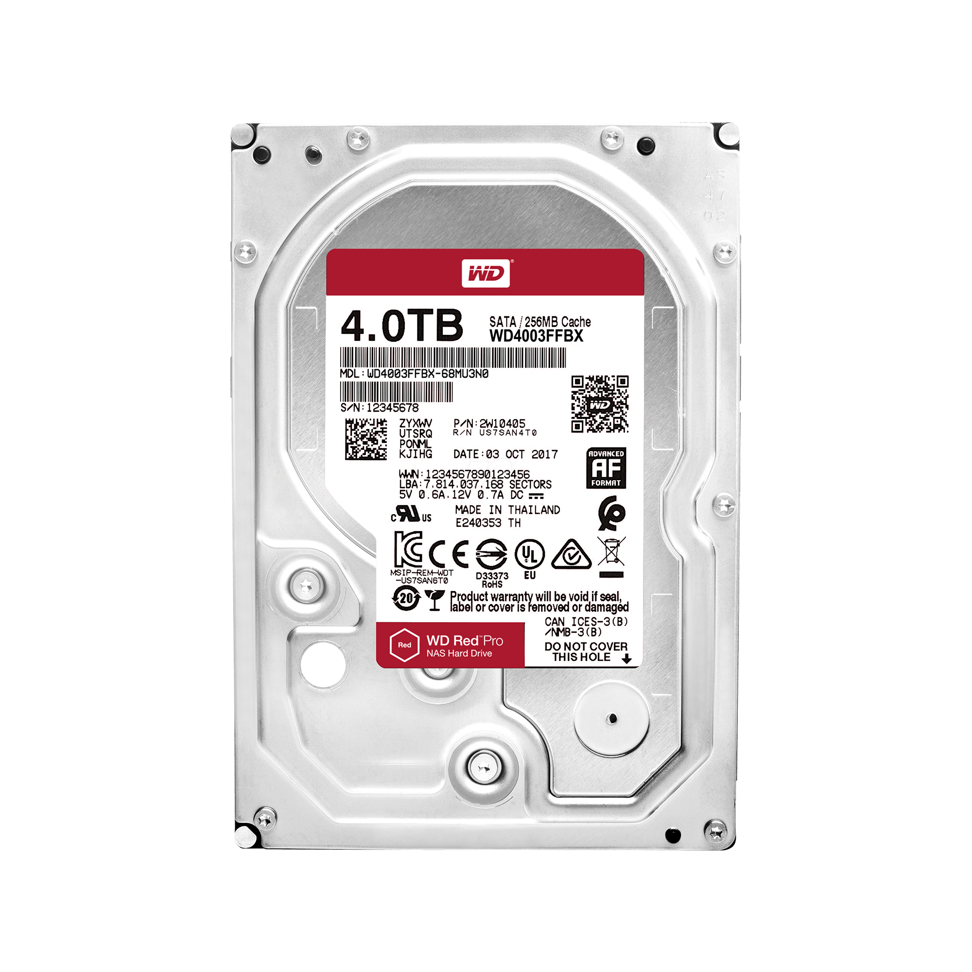 桜瑪瑙 Western Digital (ウエスタンデジタル) 22TB WD Red Pro NAS 内蔵型 ハードドライブ HDD  7,200RPM SATA 6Gb/秒 CMR 512MBキャッシュ 3.5インチ WD221KFGX 通販