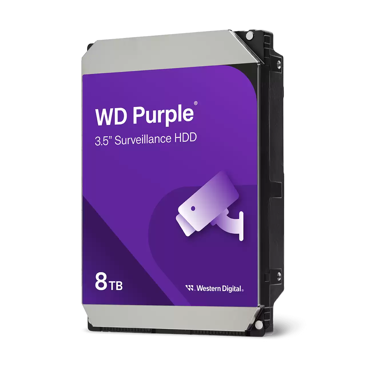 WesternDigital WD Purple セキュリティシステム向け SATA6G接続 3.5型 ハードディスク 8TB (256chach) WD85PURZ