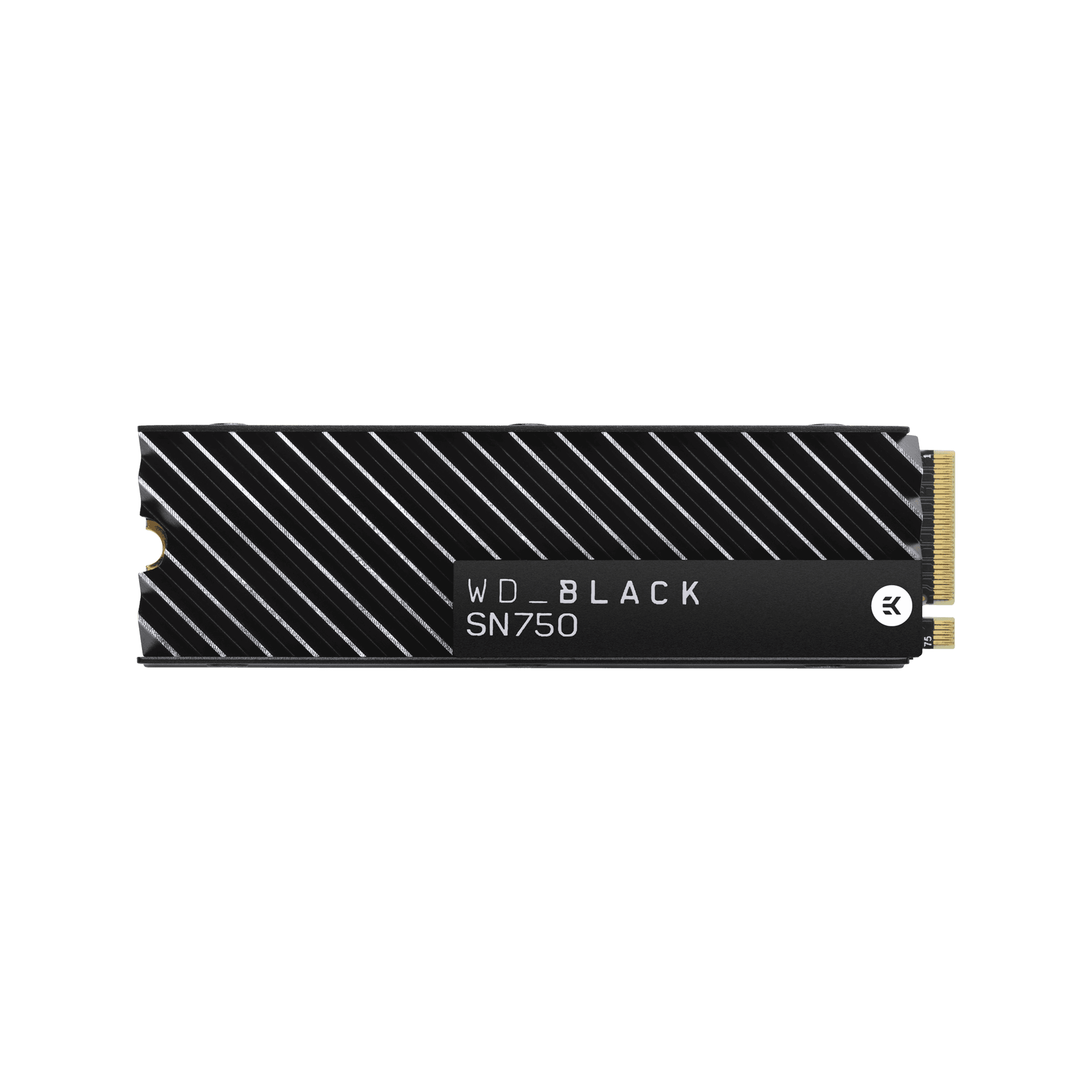 【販売終了】WesternDigital製 WD BLACKシリーズ SN750 NVMe M.2 SSD ヒートシンクモデル 500GB WDS500G3XHC