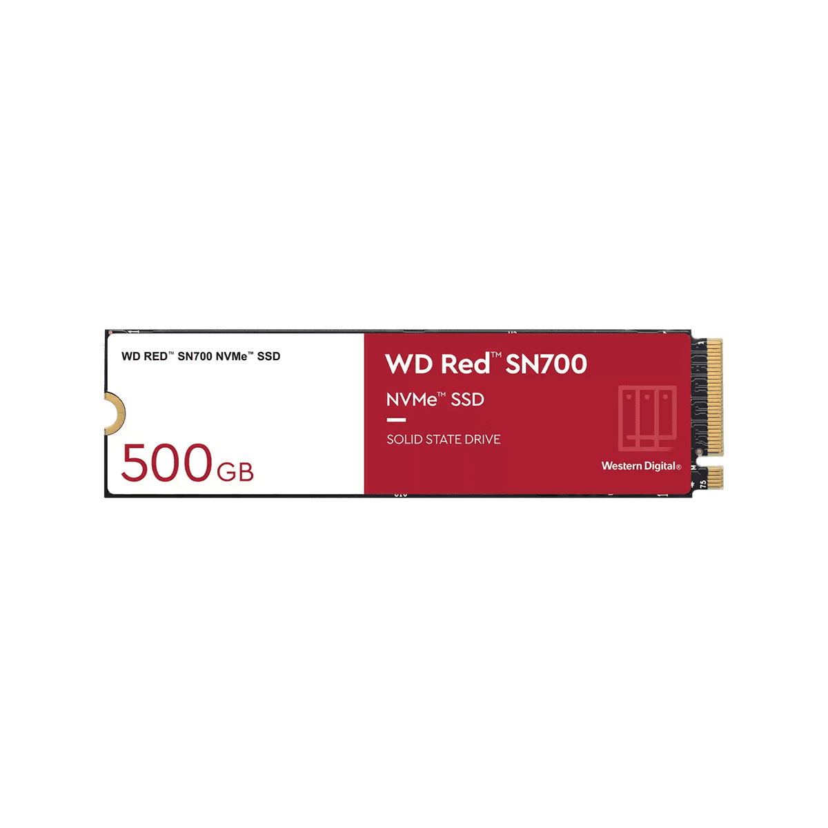 WesternDigital製 WD RED SN700シリーズ NASシステム向け M.2 SSD (500GB) WDS500G1R0C