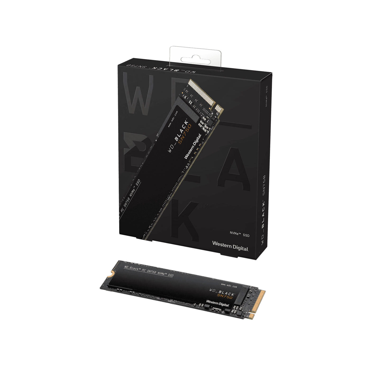 【販売終了】WesternDigital製 WD BLACKシリーズ SN750 NVMe M.2 SSD 2TB WDS200T3X0C
