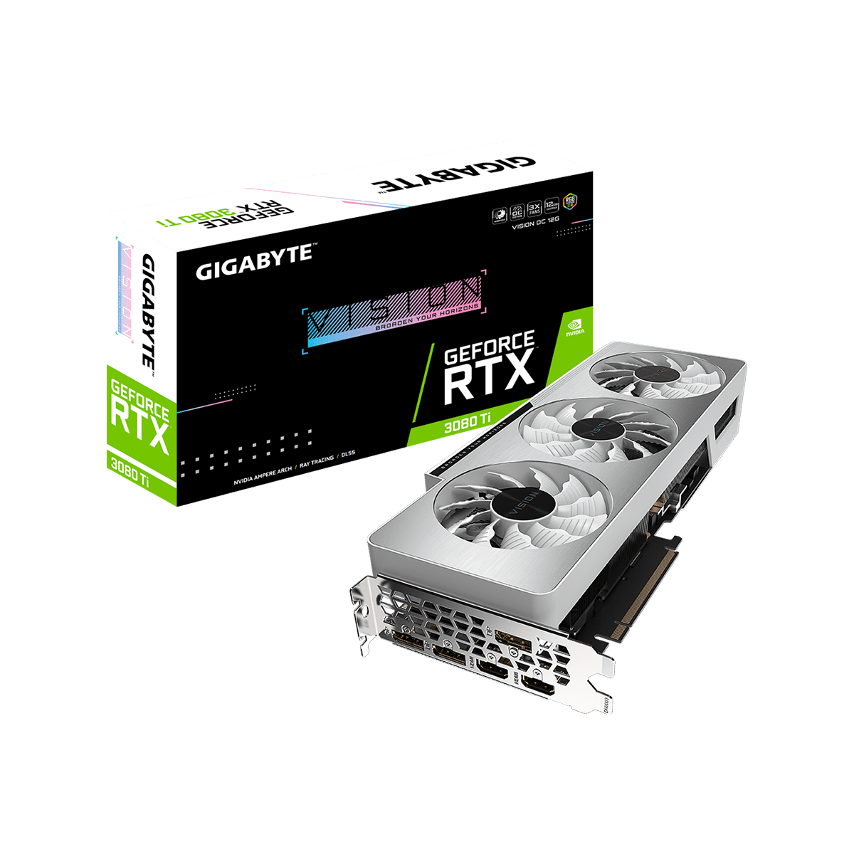 Gigabyte Nvidia Geforce Rtx 3080 Ti 搭載 グラフィックボード Gv N308tvision Oc 12gd Pcパーツメーカーの総合サプライヤーcfd販売の法人専用卸売サイト Cfd Biz Com