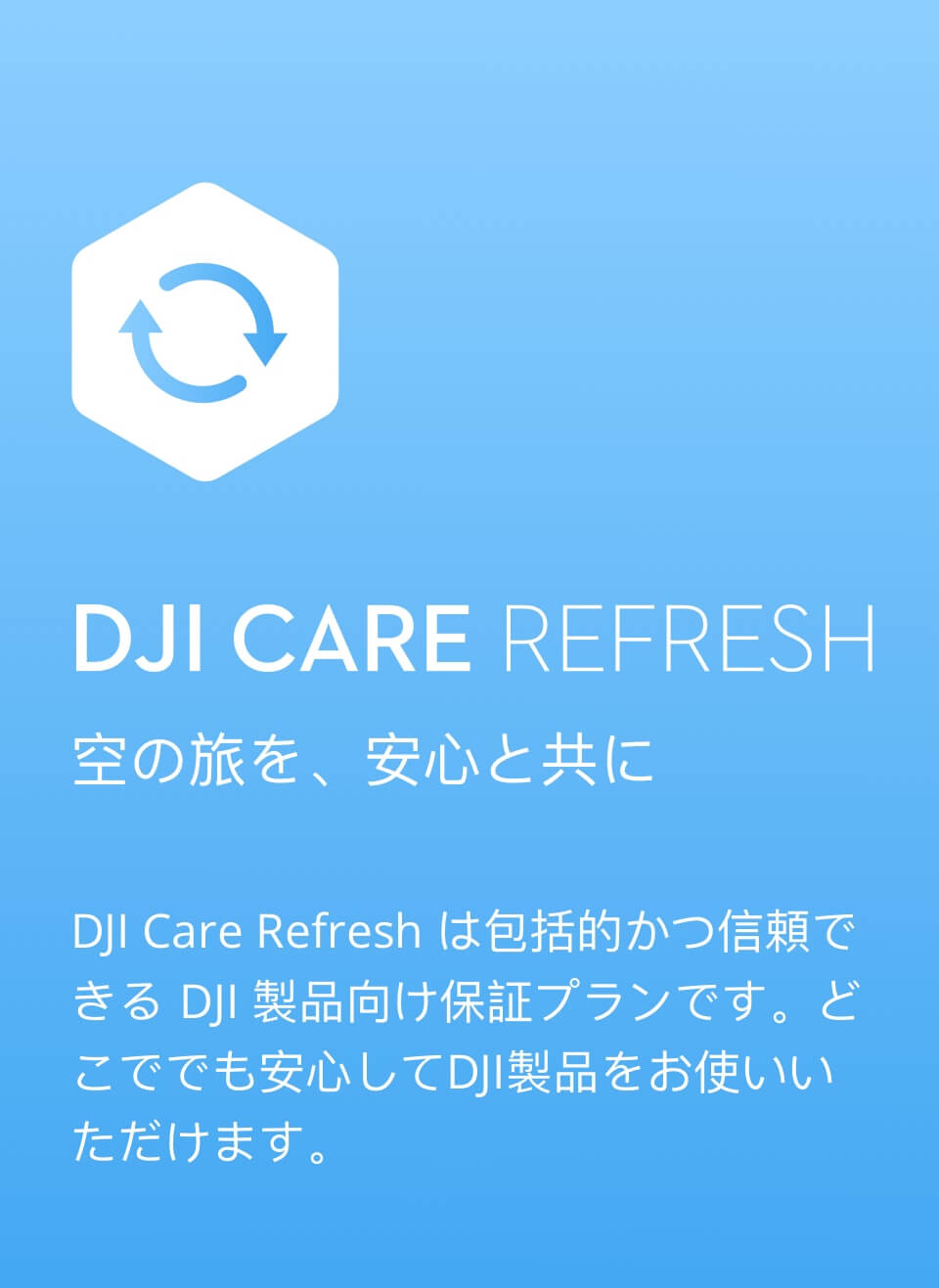 Card DJI Care Refresh 1-Year Plan (DJI Air 2S) JP