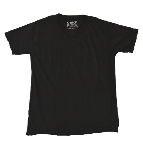 OUKY（オーキー） Vintage washed Tshirts ブラック
