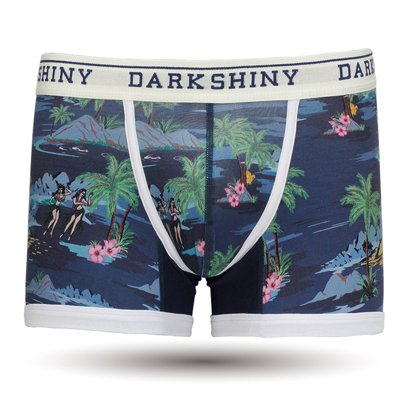DARKSHINY（ダークシャイニー） Men's Sweat Boxer Pants -PALM ISLAND