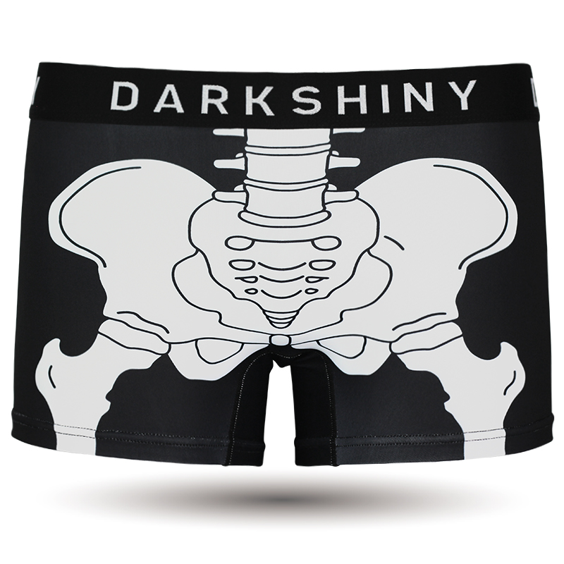 DARKSHINY（ダークシャイニー）メンズボクサーパンツ -Men's Mico Boxerpants - Skeleton
