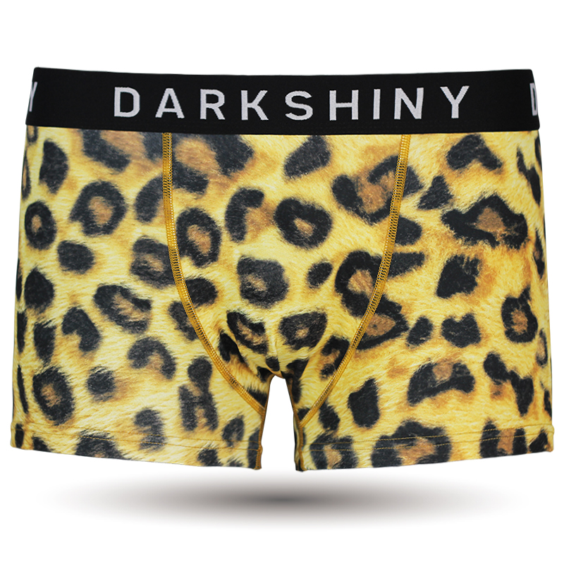 DARKSHINY（ダークシャイニー）メンズボクサーパンツ -Men's Mico Boxerpants -LEOPARD