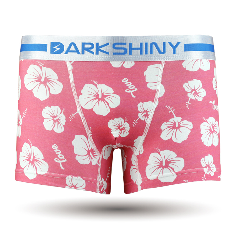 DARKHINY（ダークシャイニー）メンズボクサーパンツ-Hibiscus Paradise Pink