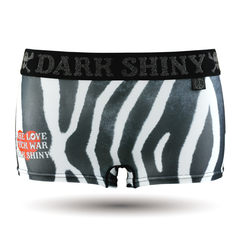 DARK SHINY（ダークシャイニー）　レディースボクサーブリーフ　Zebra