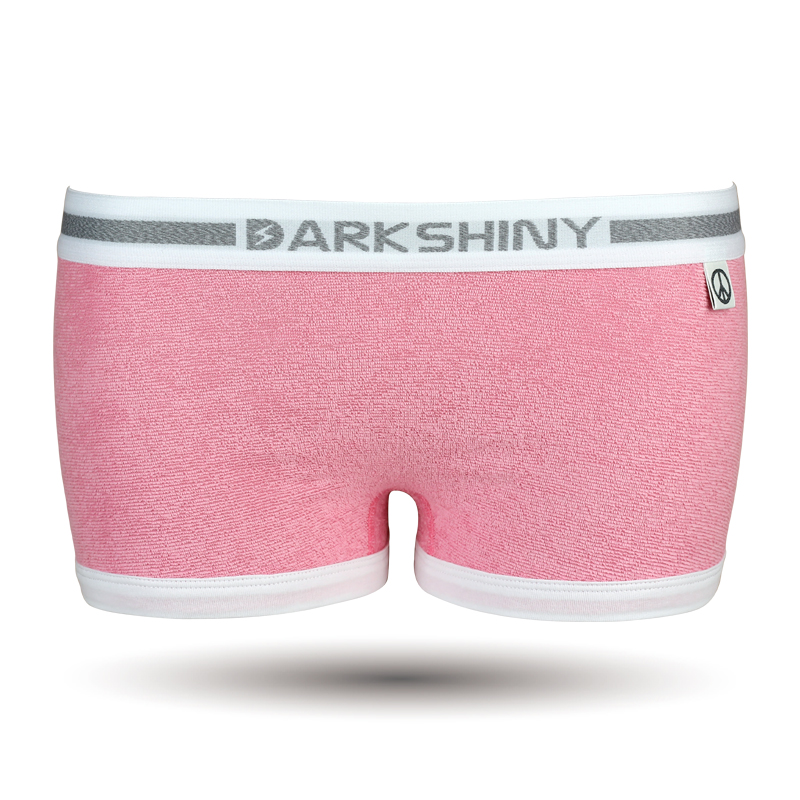 DARK SHINY（ダークシャイニー）　レディースボクサーブリーフ-パイル、ニット地 Geranium Pink