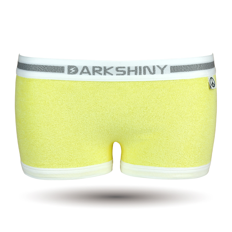 DARK SHINY（ダークシャイニー）　レディースボクサーブリーフ-パイル、ニット地 Lime Light