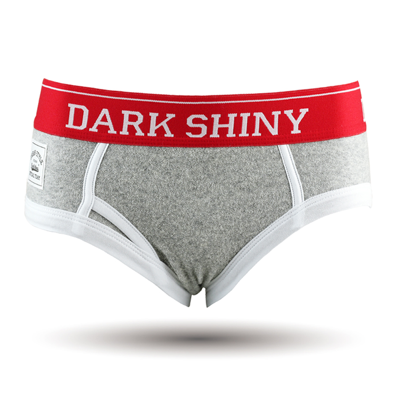 DARK SHINY（ダークシャイニー）　レディースボクサーブリーフ ニットパイル地 - Super Mild,Gray