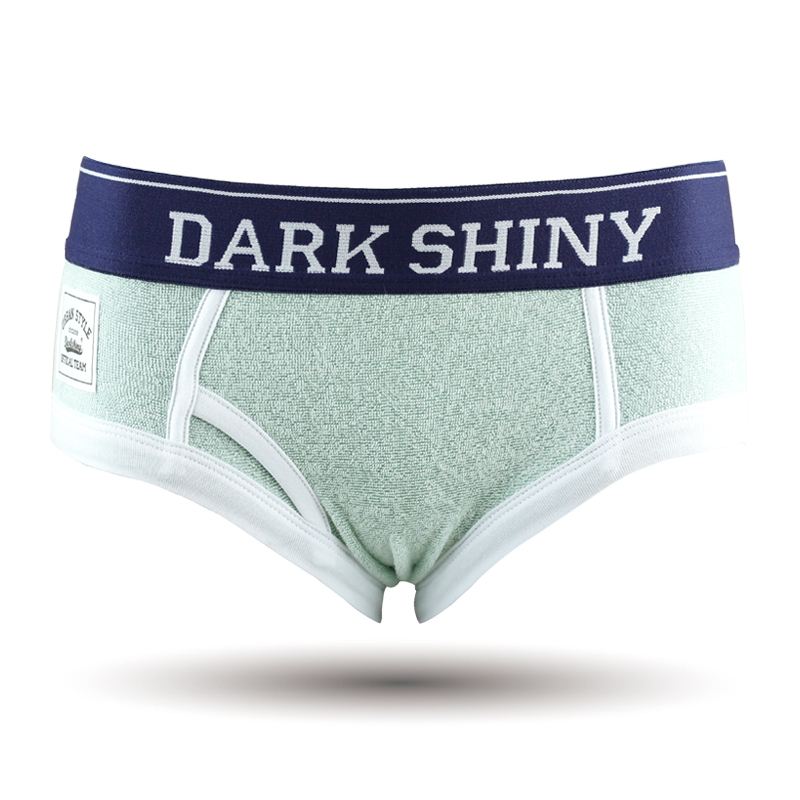 DARK SHINY（ダークシャイニー）　レディースボクサーブリーフ ニットパイル地 - Super Mild,Green