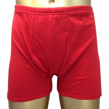 【33021】【1枚】男性用失禁パンツ 赤トランクス しっかり安心タイプ 100cc M・L・LLサイズ