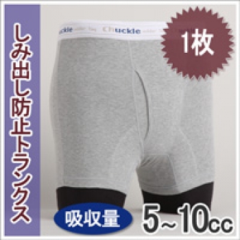 【R4714】男性用失禁パンツ　ニットトランクス　しみ出し防止 5～10cc 　受注発注商品