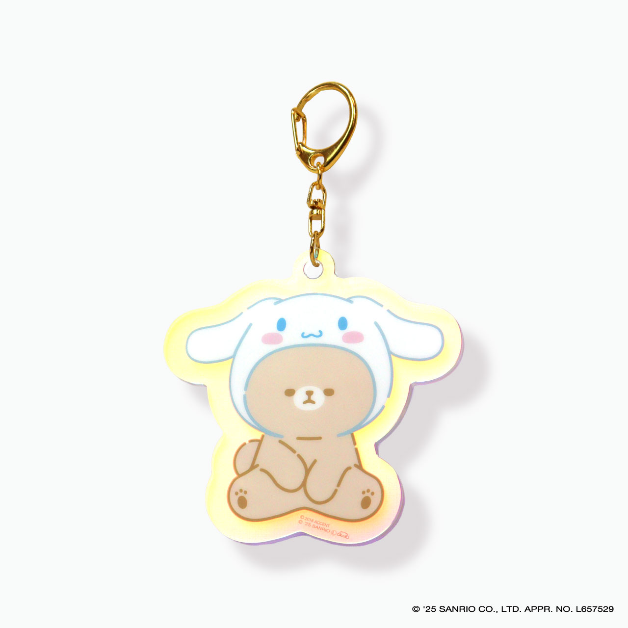 ■2025AW　先行予約■　サンリオキャラクターズ×モフモフフレンズ　なかよしオーロラアクリルチャーム