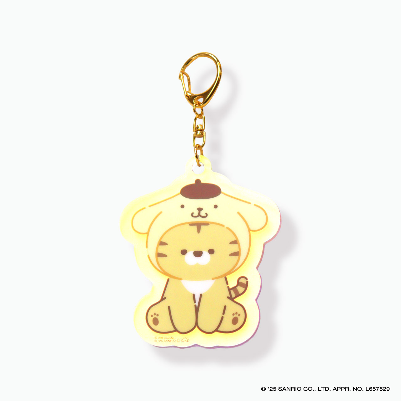 ■2025AW　先行予約■　サンリオキャラクターズ×モフモフフレンズ　なかよしオーロラアクリルチャーム