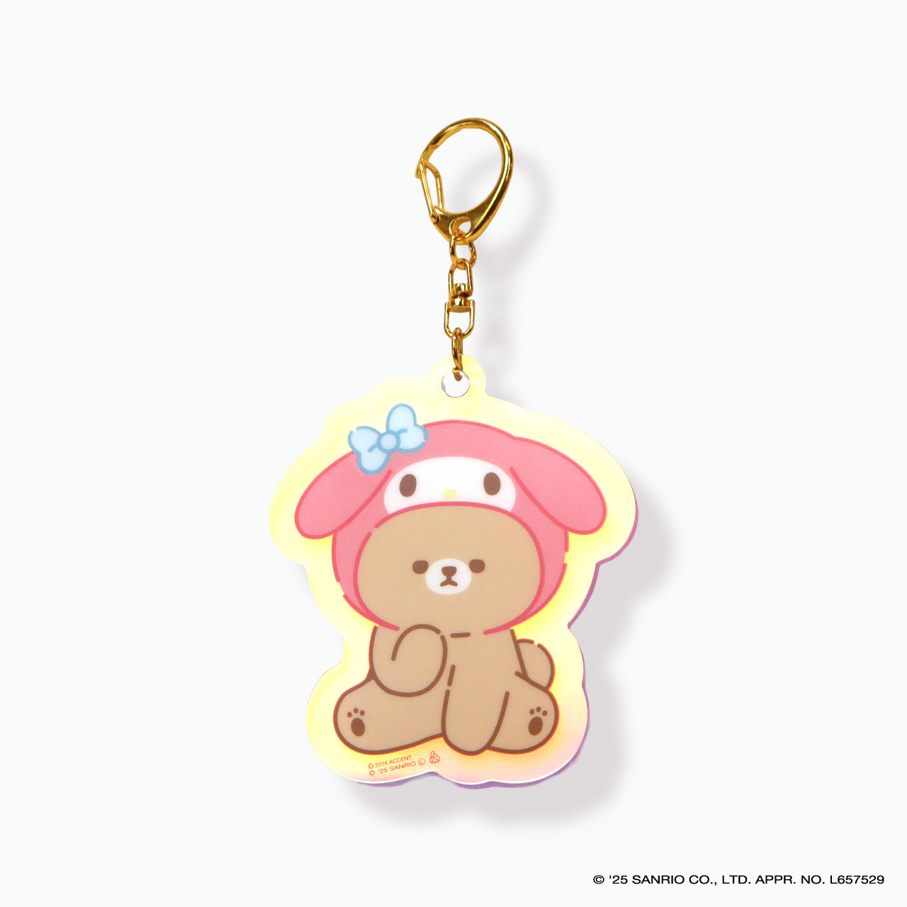 ■2025AW　先行予約■　サンリオキャラクターズ×モフモフフレンズ　なかよしオーロラアクリルチャーム