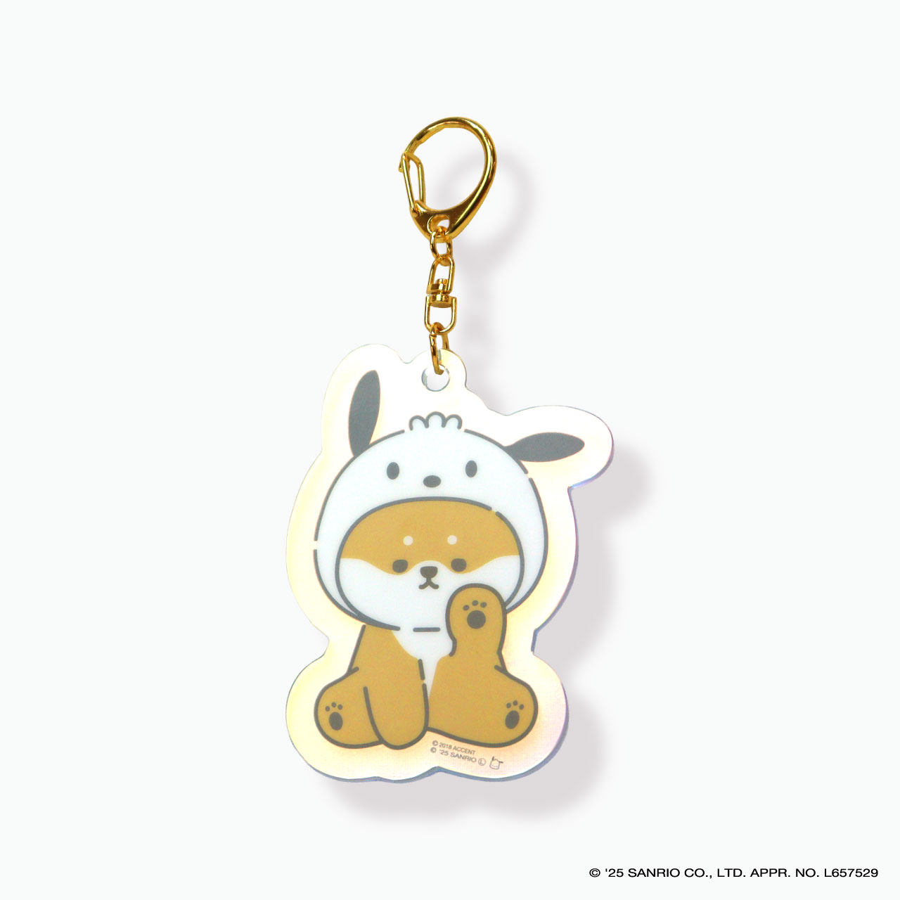 ■2025AW　先行予約■　サンリオキャラクターズ×モフモフフレンズ　なかよしオーロラアクリルチャーム