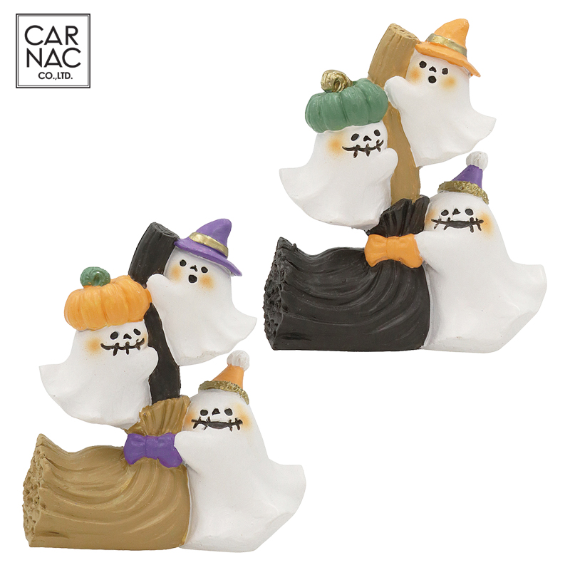■カルナック■■2025ハロウィン　新作■　ハロウィンレジンオーナメント25　D　3ゴースト