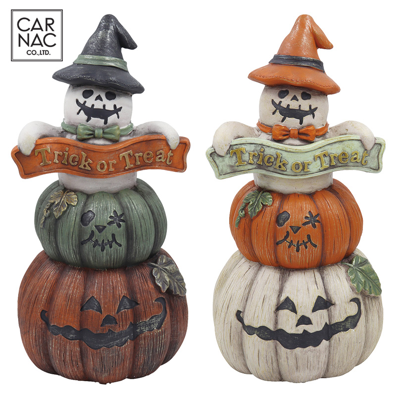 ■カルナック■■2025ハロウィン　新作■　ハロウィンオーナメント25　B　ジャックオーランタン×ゴースト