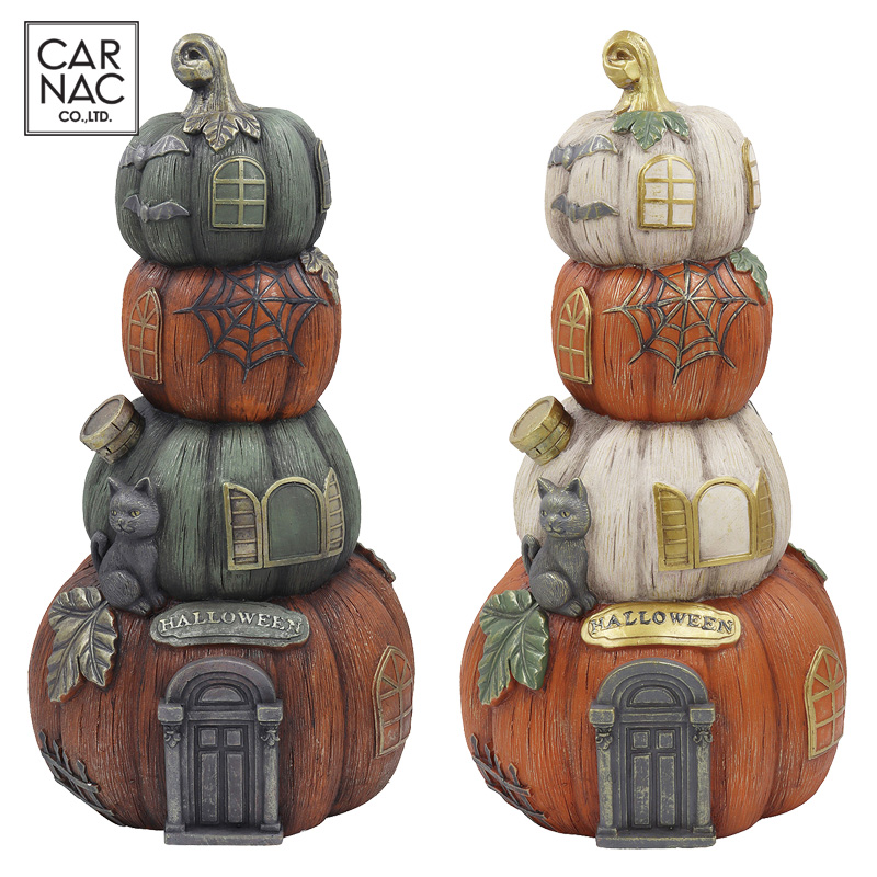 ■カルナック■■2025ハロウィン　新作■　ハロウィンオーナメント25　C　パンプキンハウス4