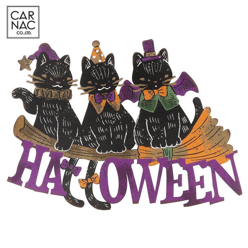 ■カルナック■■2026ハロウィン　先行予約■　ハロウィンプレート26　スリーキャット