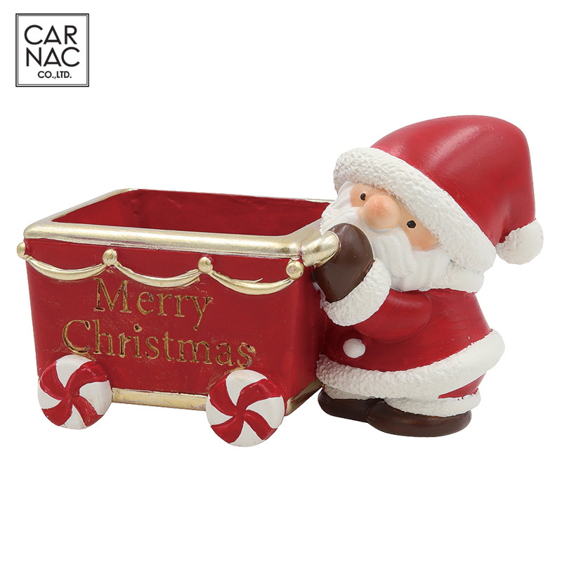 ■カルナック■■2026X'mas　先行予約■　ノエルレジンポット26　サンタ