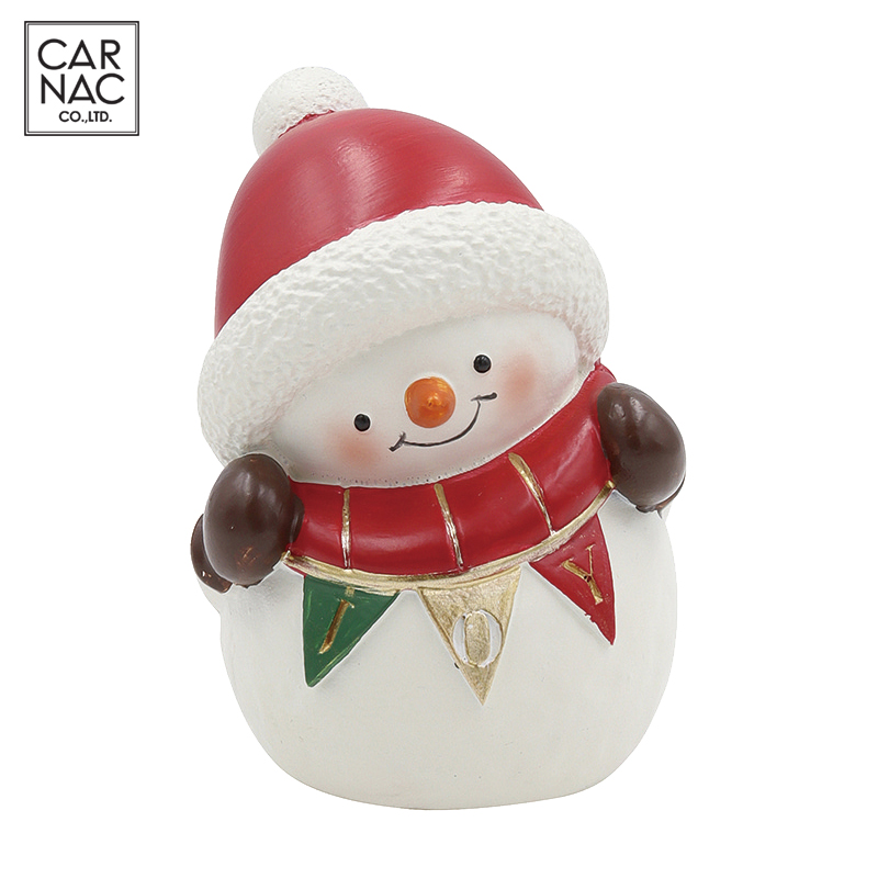 ■カルナック■■2026X'mas　先行予約■　ノエルレジンオブジェ26　フラッグスノーマン