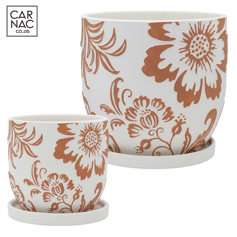 ■カルナック■■2026SS　先行予約■　フロリアーヌポット　オレンジ　A