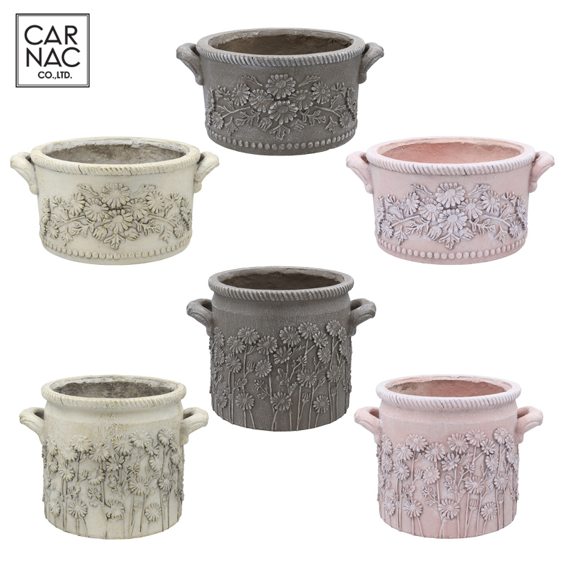 ■カルナック■■2026SS　先行予約■　デイジーフラワーポット　C／D