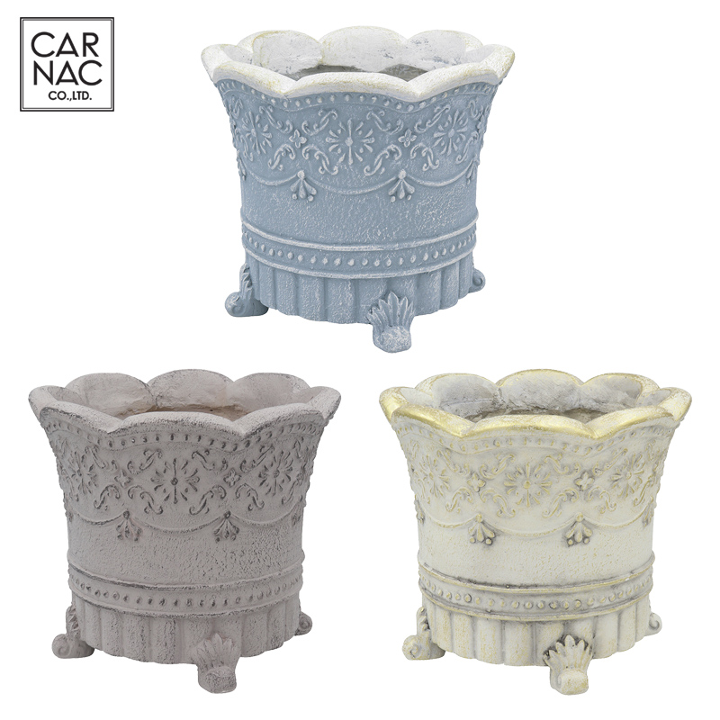 ■カルナック■■2026SS　先行予約■　ドットレリーフ　フットアップポット