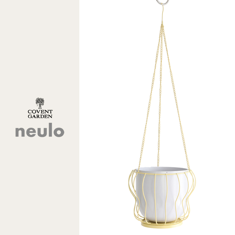 ■コベントガーデン■■2025AW　新作■　【neulo】 ワイヤーハングポット　yellow