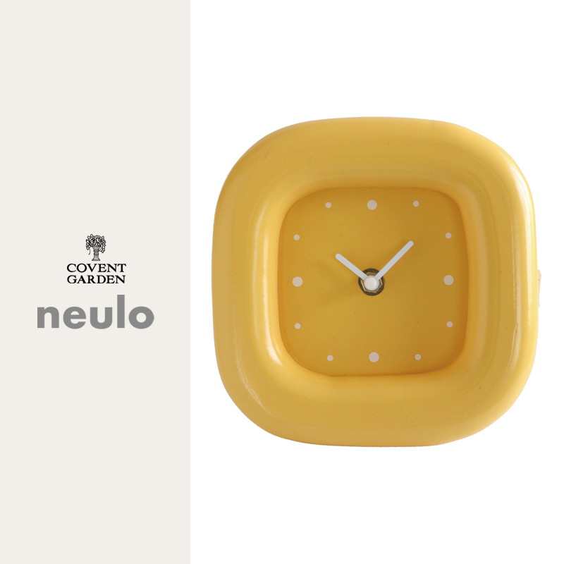 【6/15まで】■コベント全品5％OFFセール■■コベントガーデン■■2025SS　新作■　【neulo】 キノア・ウッドクロック　yellow