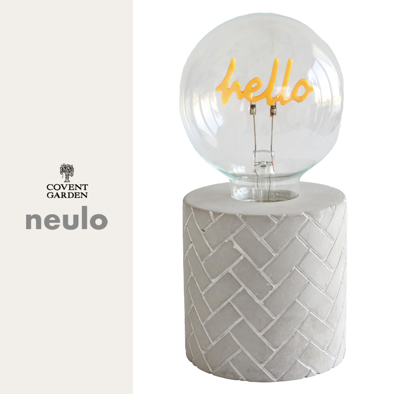 【6/15まで】■コベント全品5％OFFセール■■コベントガーデン■■2025SS　新作■　【neulo】 メッセージランプ　hello