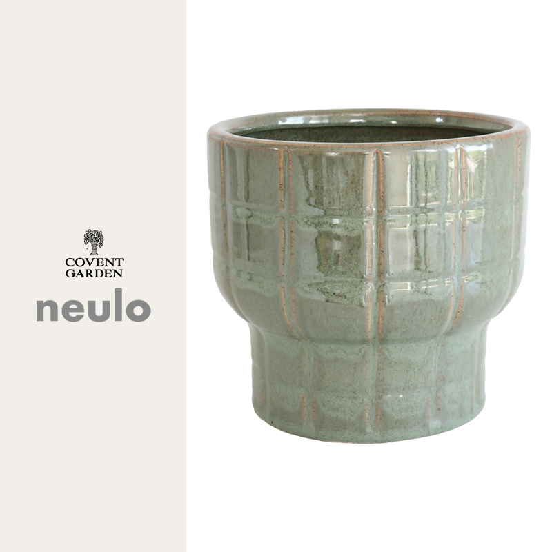 ■コベントガーデン■■2026SS　新作■　【neulo】タイルポットカバー・ミニョン　green