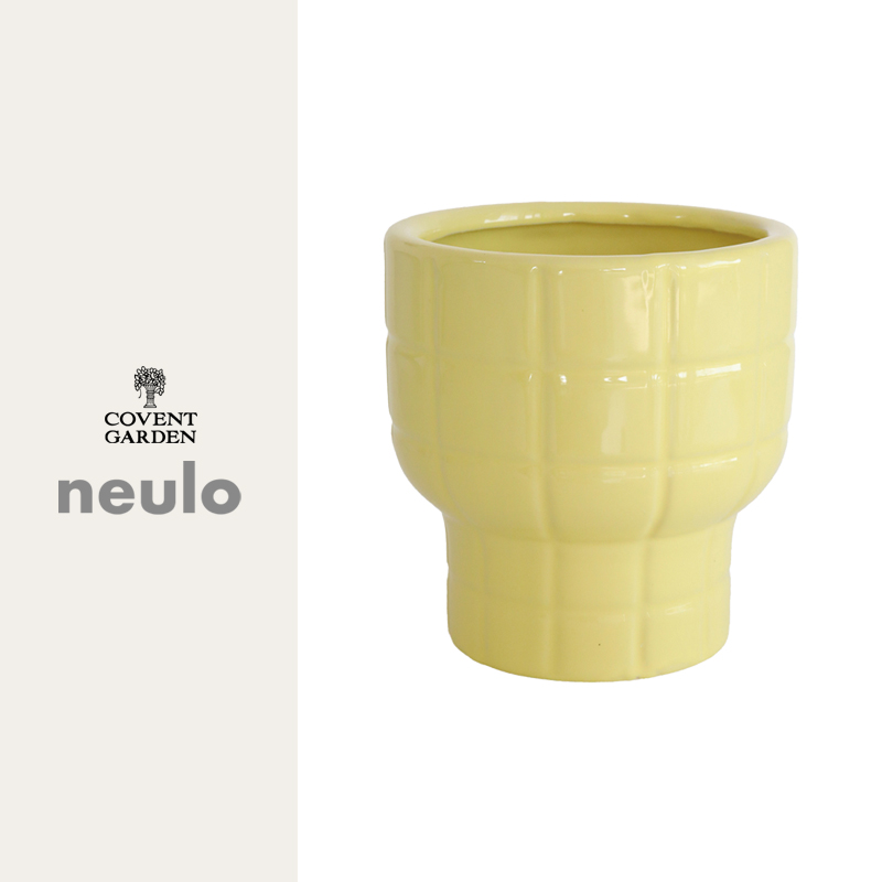 ■コベントガーデン■■2026SS　新作■　【neulo】タイルポットカバー・ミニョン　yellow
