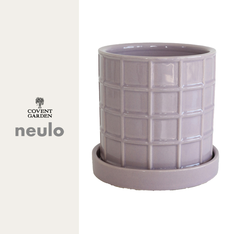 ■コベントガーデン■■2026SS　新作■　【neulo】タイルポット・モーヴ　Sサイズ