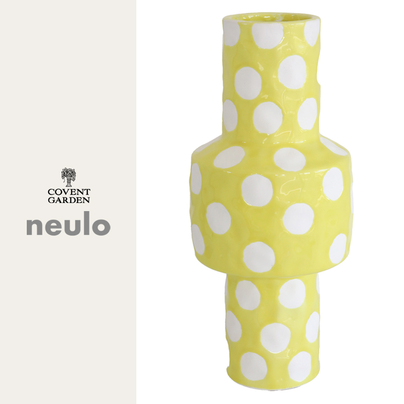 ■コベントガーデン■■2026SS　新作■　【neulo】ポルカ・フラワーベース　yellow