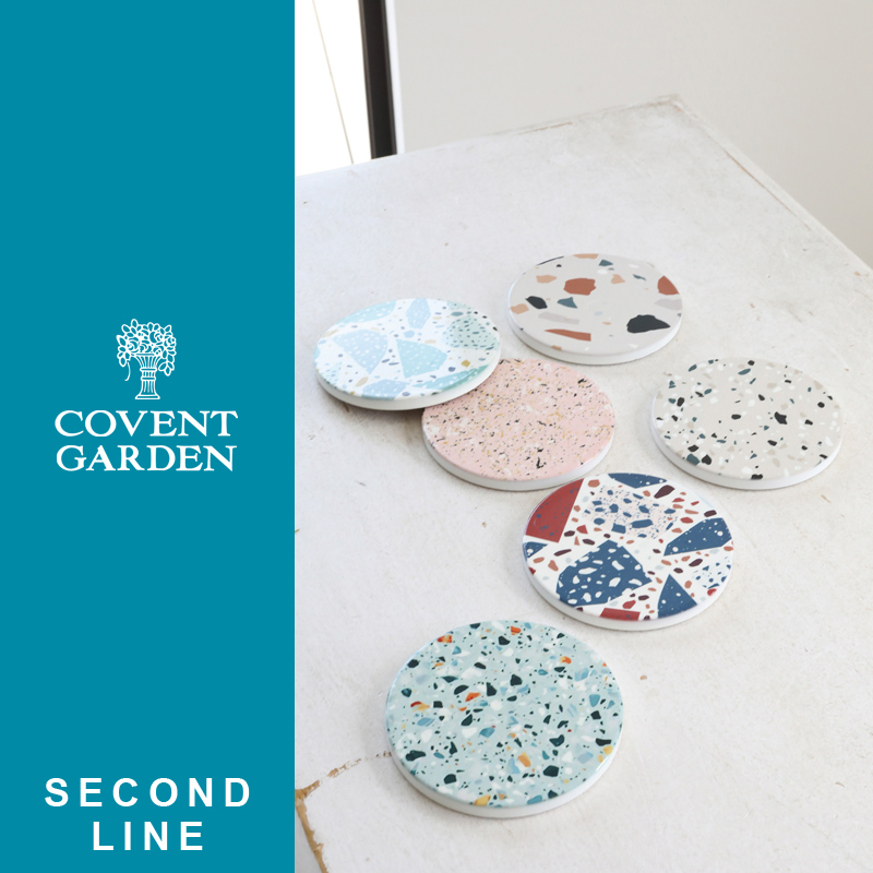 ■コベントガーデン■■2026SS　新作■　【セカンドライン】　サークル・タイルコースター　6点セット　J