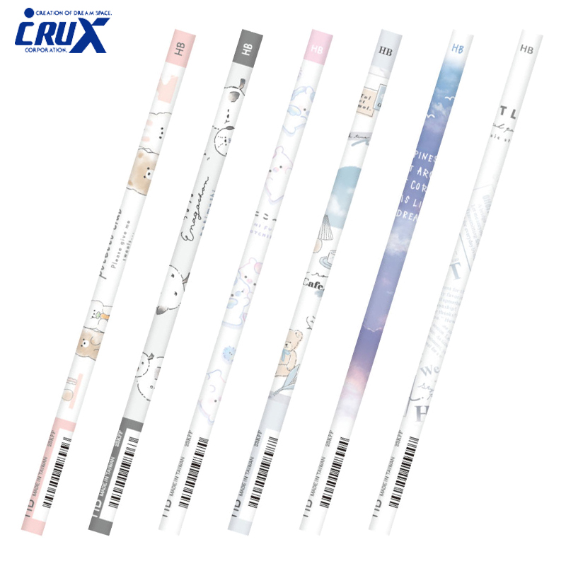 ■CRUX(クラックス)■■2023AW　新作■　マットブラック軸鉛筆（HB・丸軸）