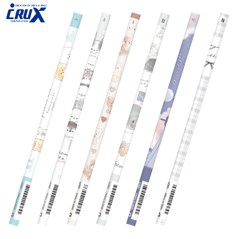 ■CRUX(クラックス)■■2023AW　新作■　マットブラック軸鉛筆（B・丸軸）